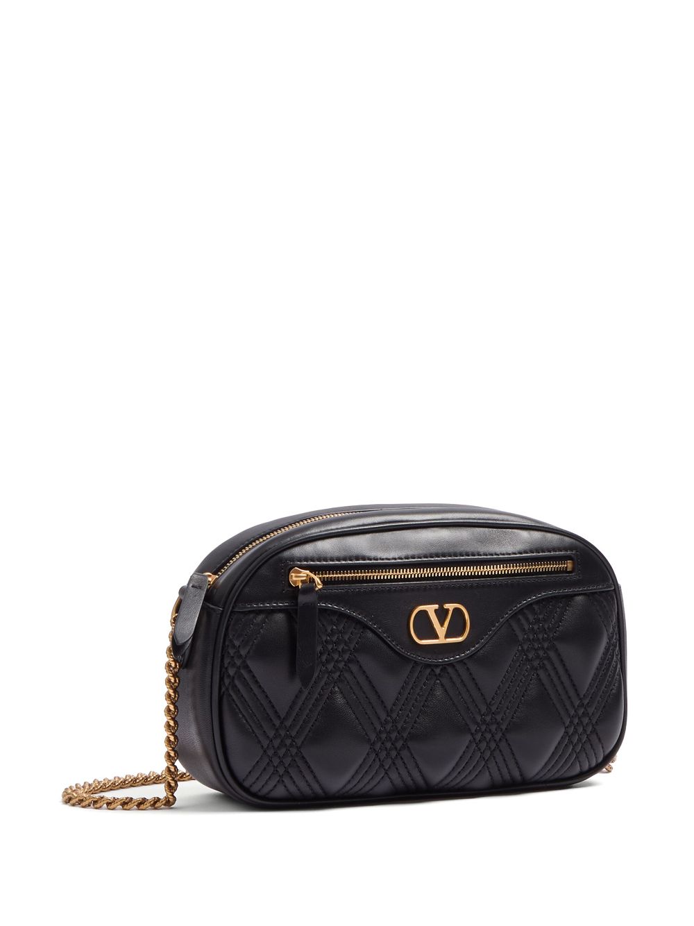 Sac appareil photo en cuir Quiltie 67 Valentino Garavani