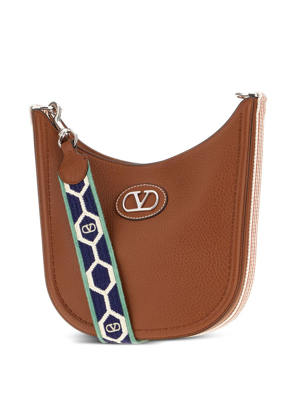 Valentino Garavani Antibes Medium Leather Hobo Bag