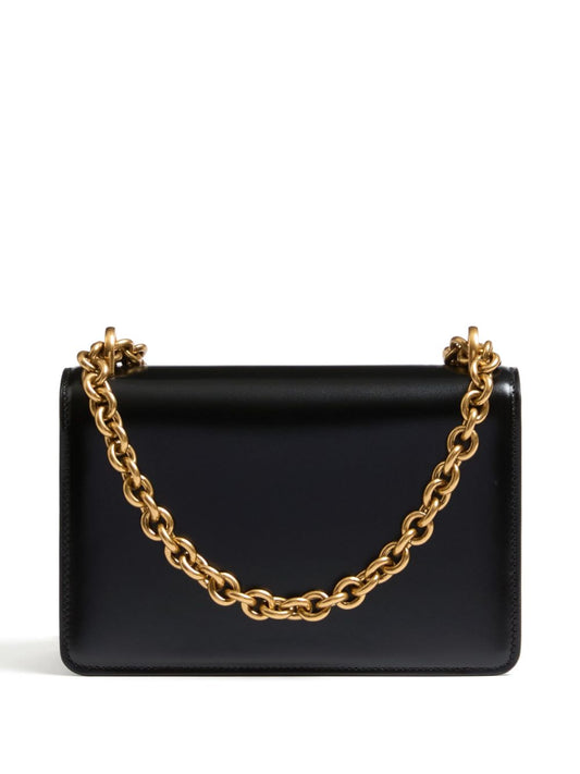 Petit sac à bandoulière Vain Valentino Garavani en cuir de veau brillant