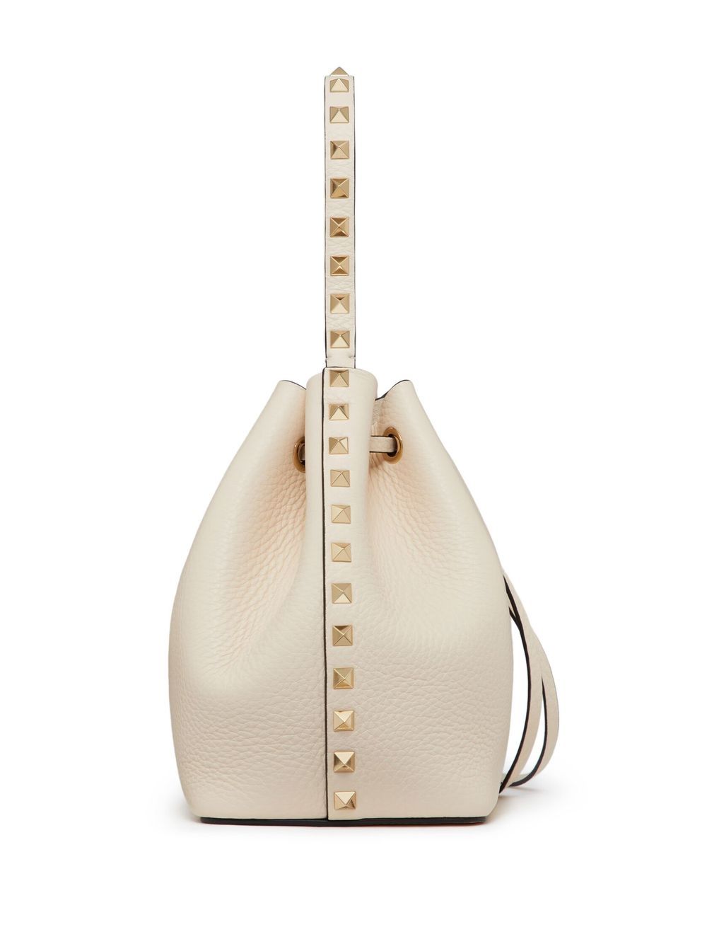 Valentino Garavani Rockstud Bucket Bag aus genarbtem Kalbsleder