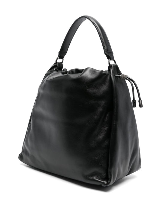Brunello Cucinelli Soft Leather Mellow Bucket Bag