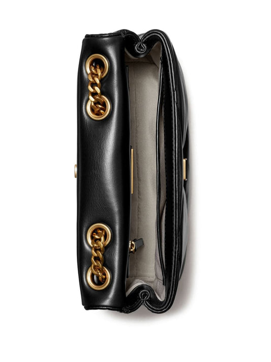 Tory Burch Kira Diamond Small Leather Shoulder Bag