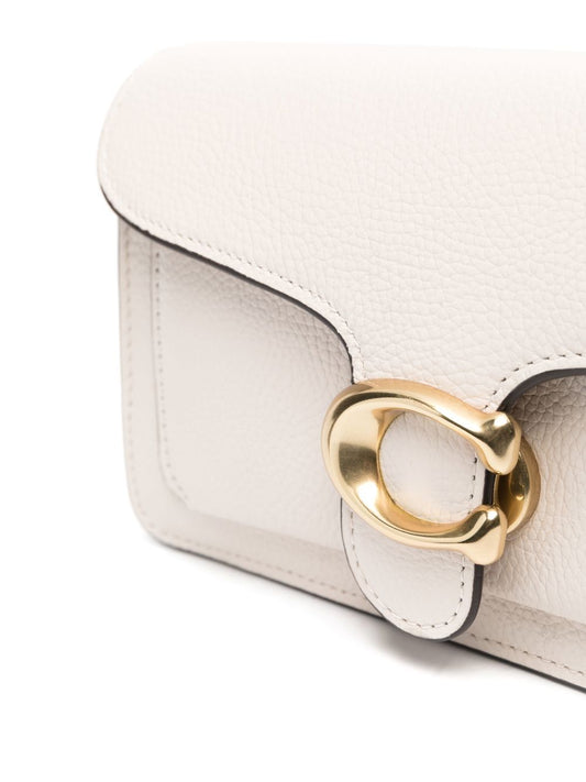 Coach Tabby Chain Leather Clutch