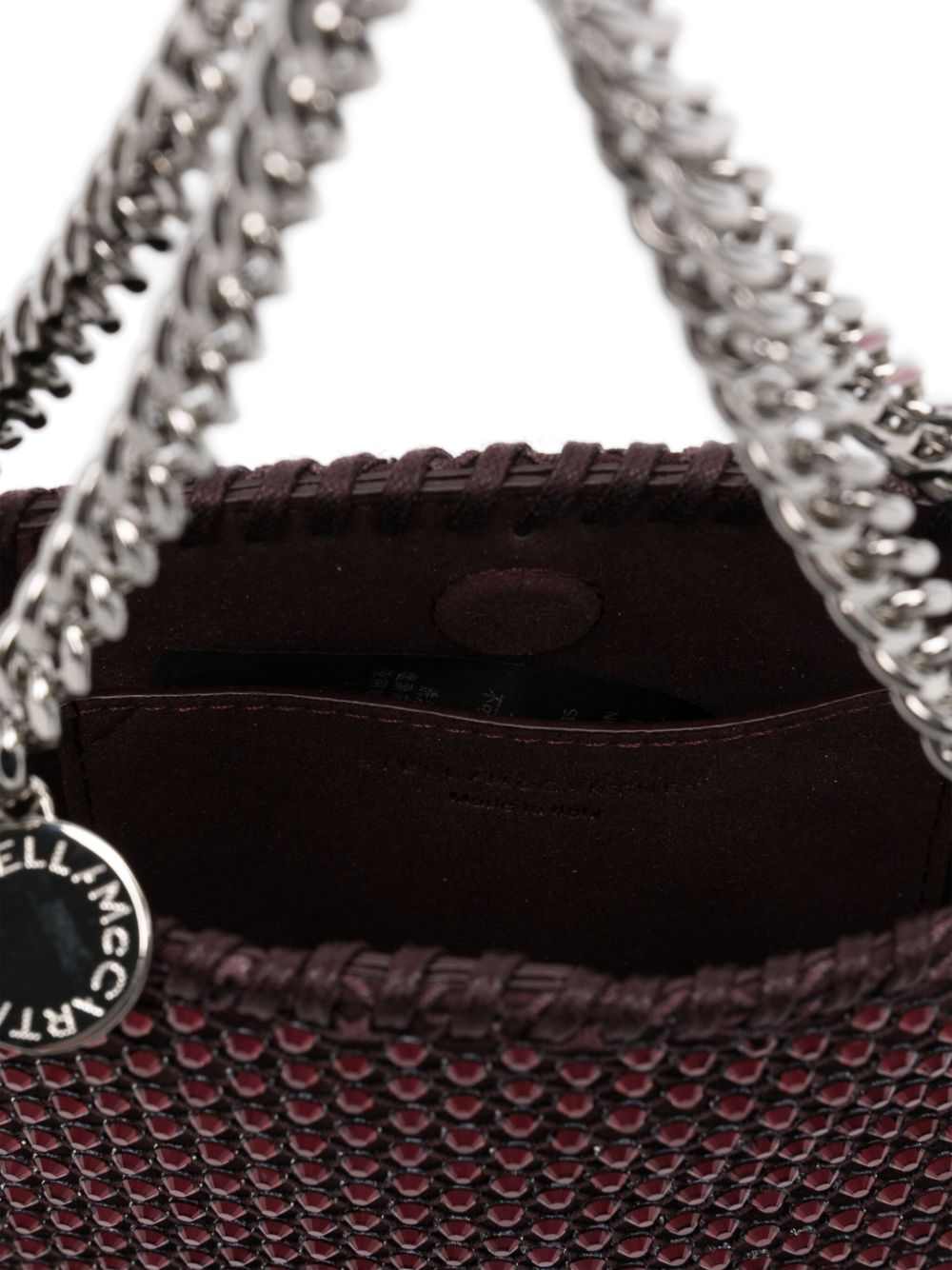 Mini sac fourre-tout Falabella Crystal de Stella Mccartney