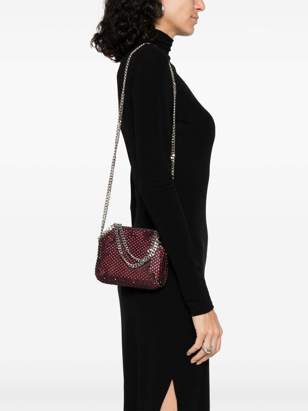Mini sac fourre-tout Falabella Crystal de Stella Mccartney