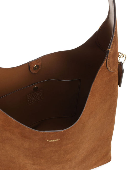Coach Brooklyn 39 Suede Leather Hobo Bag