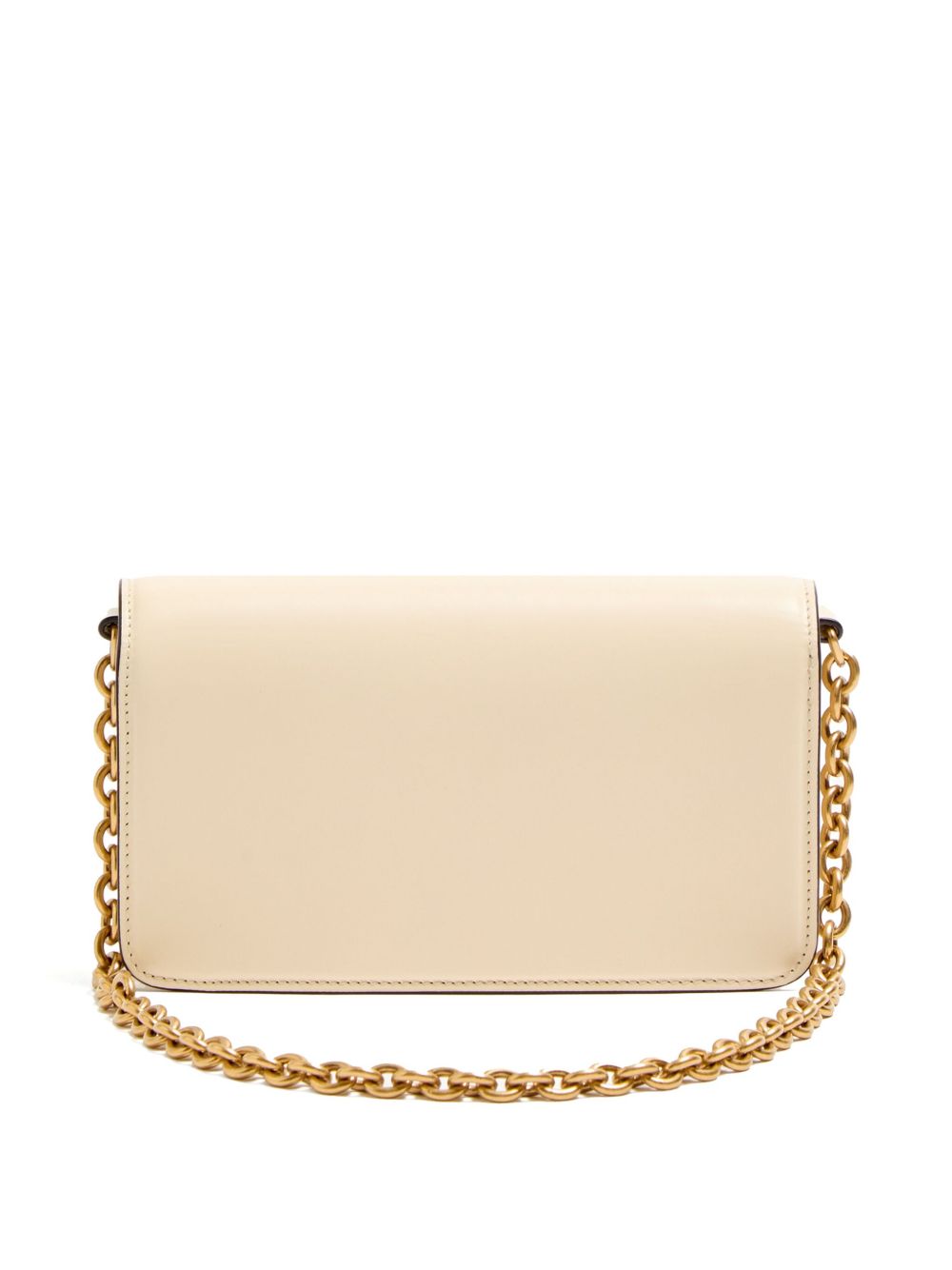 Pochette Vain Valentino Garavani en cuir de veau brillant