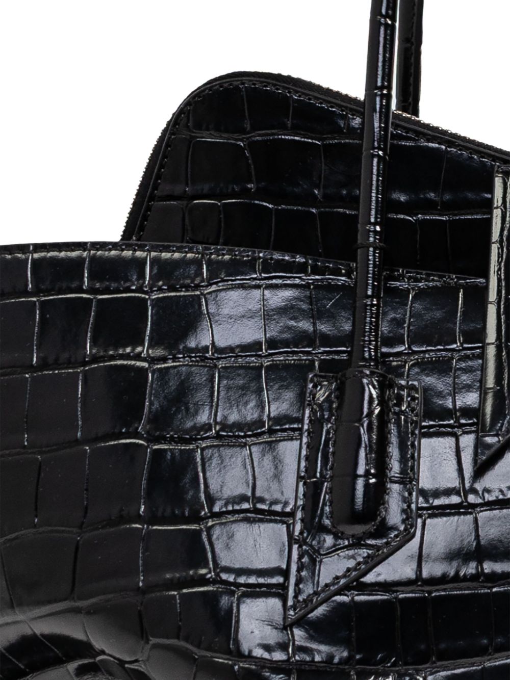 Le sac fourre-tout effet crocodile Attico