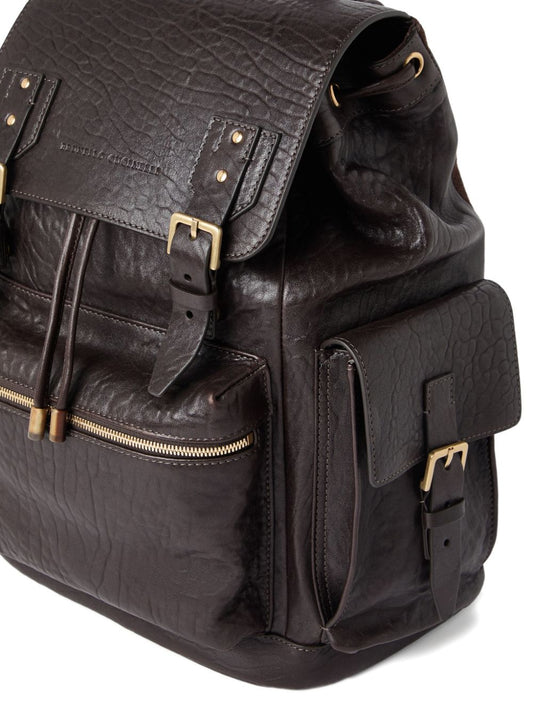 Sac à dos marron Brunello Cucinelli