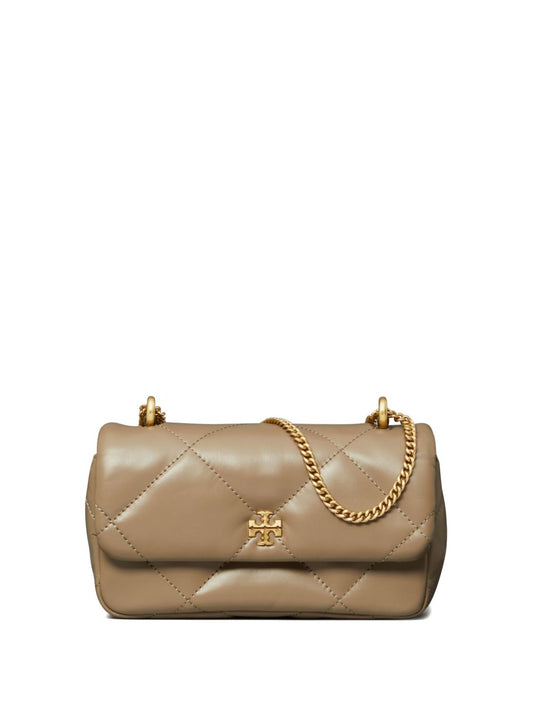 Tory Burch Mini Kira Beige Cross Body Bag