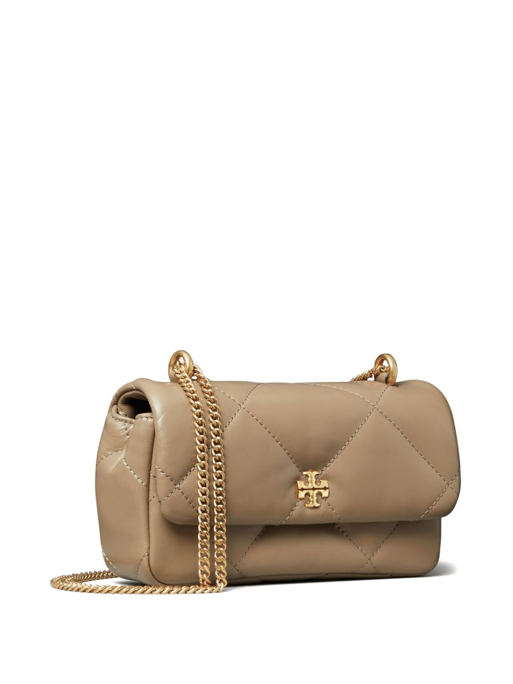 Tory Burch Mini Kira Beige Cross Body Bag