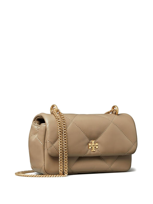 Tory Burch Mini Kira Beige Cross Body Bag