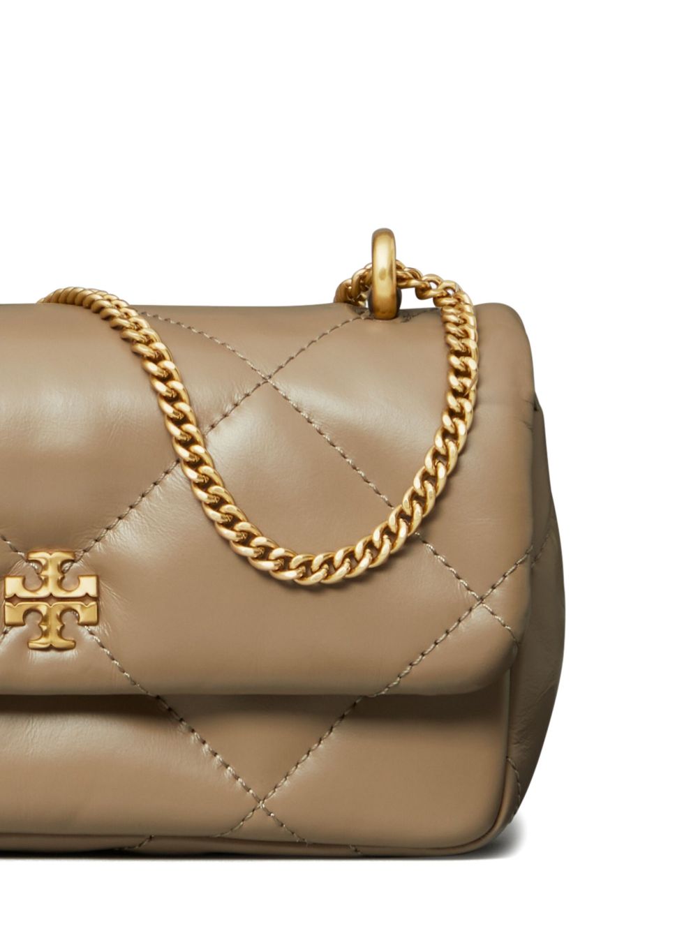 Tory Burch Mini Kira Beige Cross Body Bag