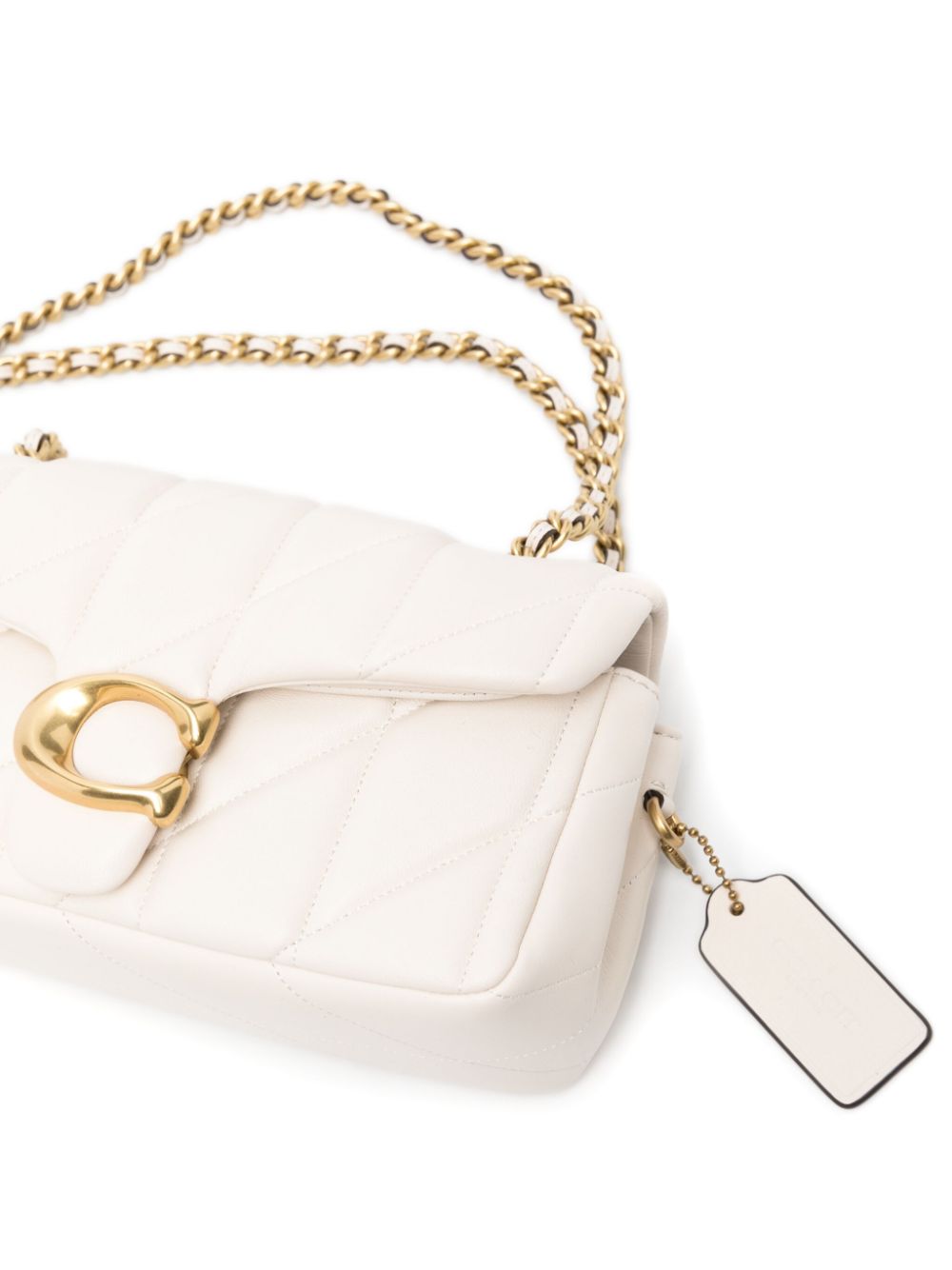 Coach  Tabby 20 White Bag