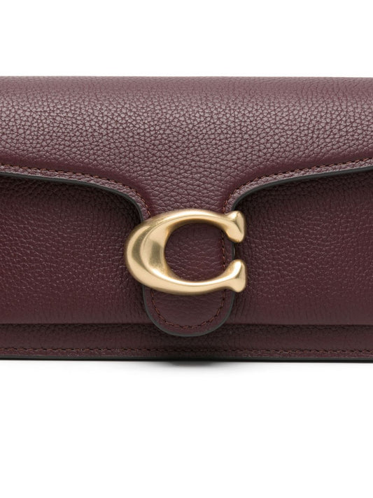 Coach  Leather Tabby 20 Crossbody Bag Brown