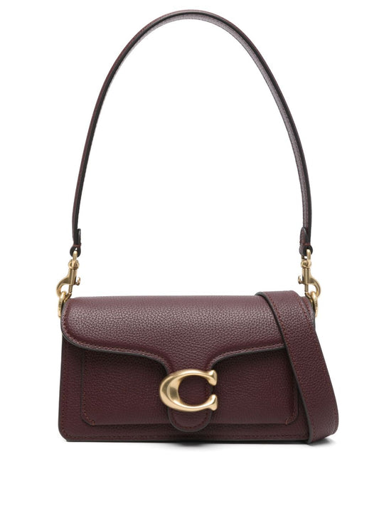 Coach  Leather Tabby 20 Crossbody Bag Brown