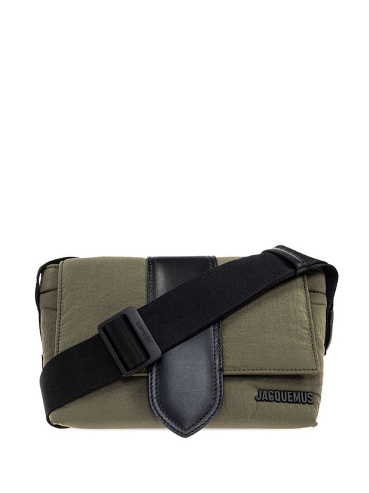 Jacquemus  Le Petit Messenger Green Crossbody Bag