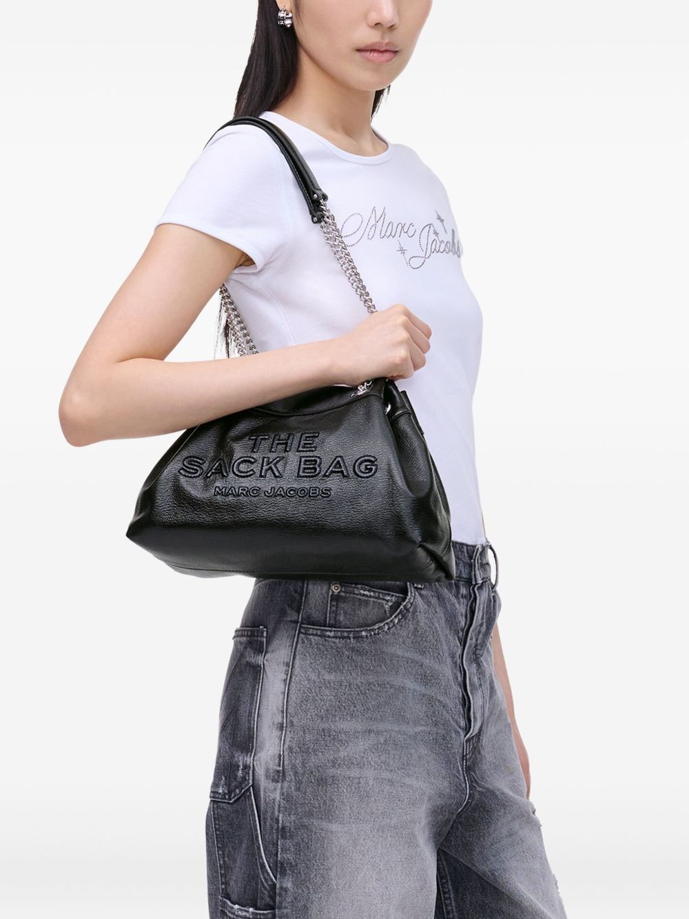 Marc Jacobs Chain Sack Schwarze Tasche Klein