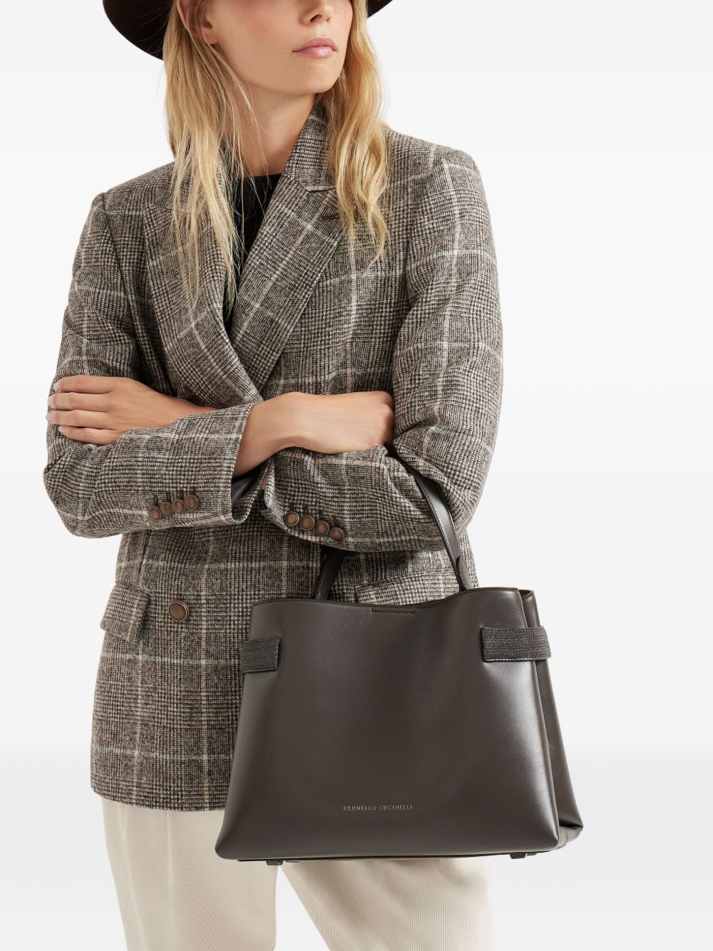 Sacs Brunello Cucinelli.. Marron