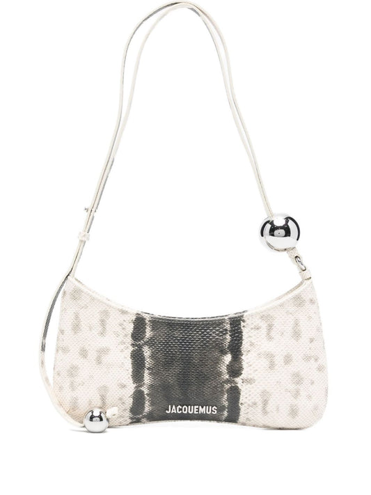 Jacquemus Clear Le Bisou Metallic-Tasche