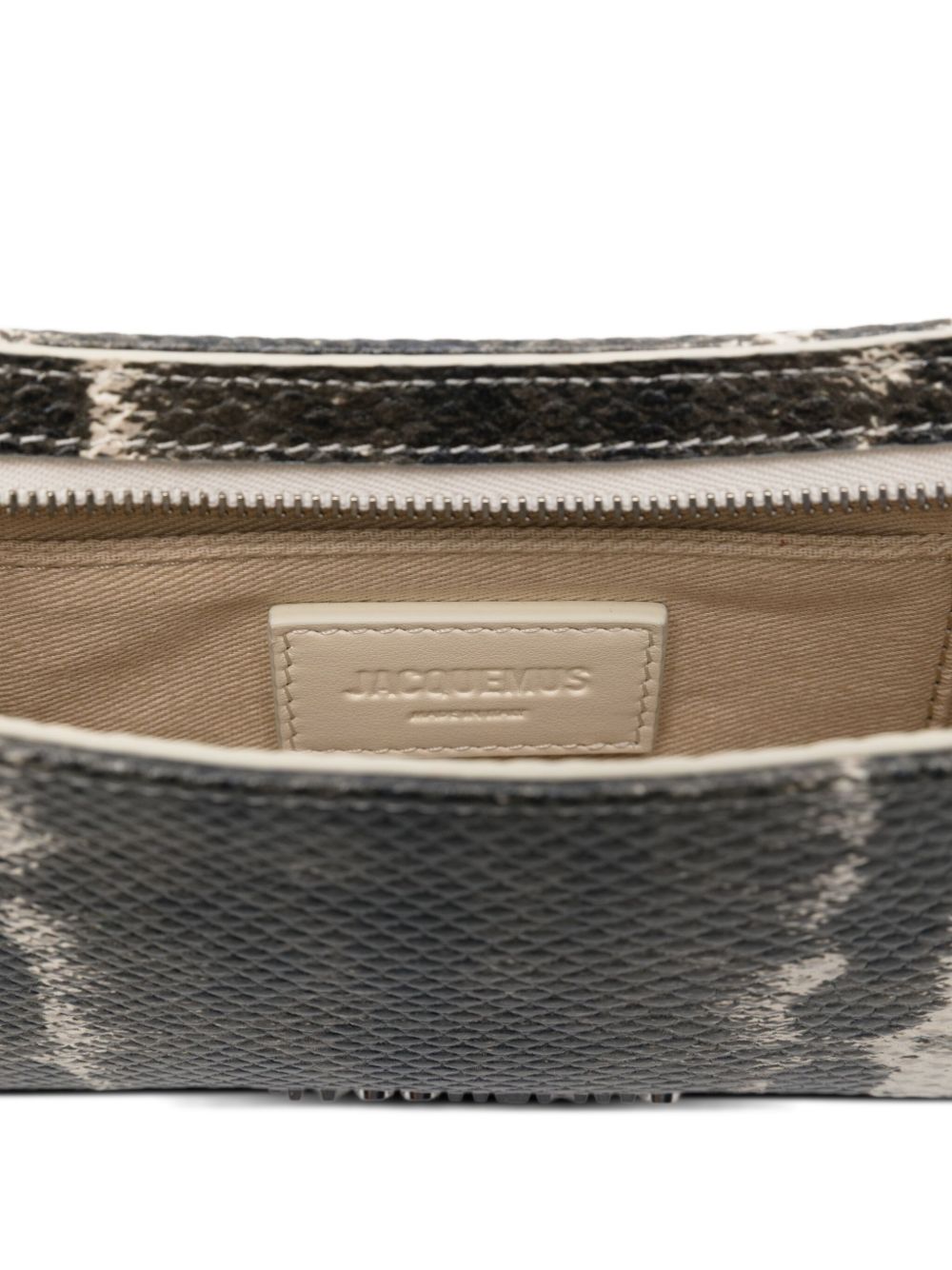 Jacquemus Clear Le Bisou Metallic-Tasche
