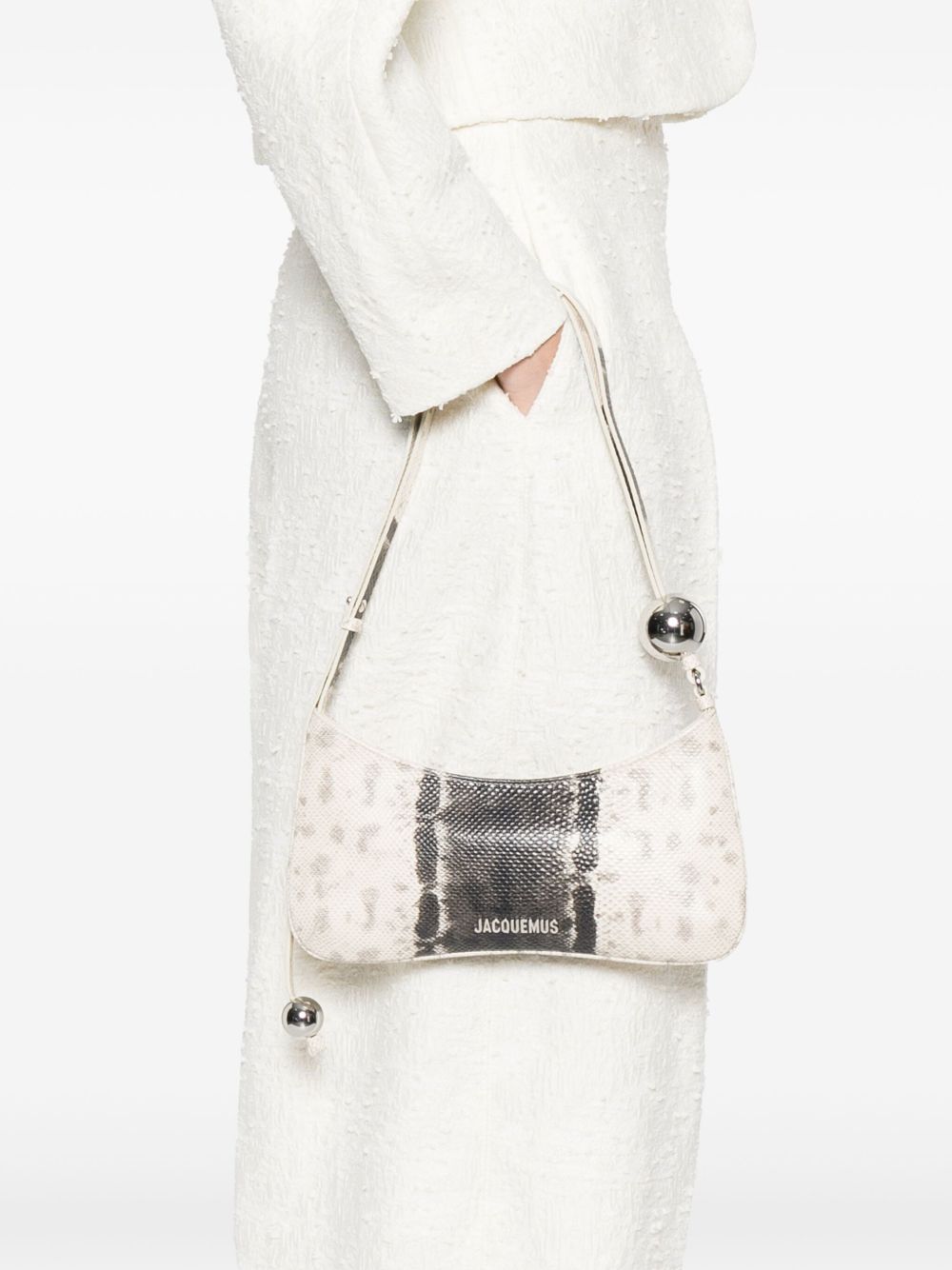 Jacquemus Clear Le Bisou Metallic-Tasche