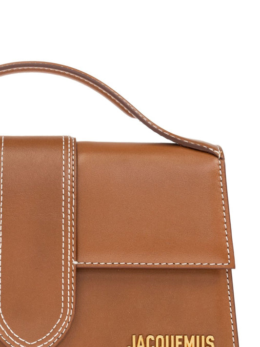 Jacquemus Le Grand Bambino Leather Brown Bag