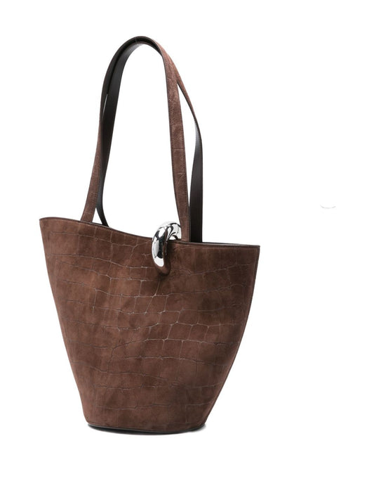 Jacquemus Le Bambola Moyen Braune Beuteltasche Mittel