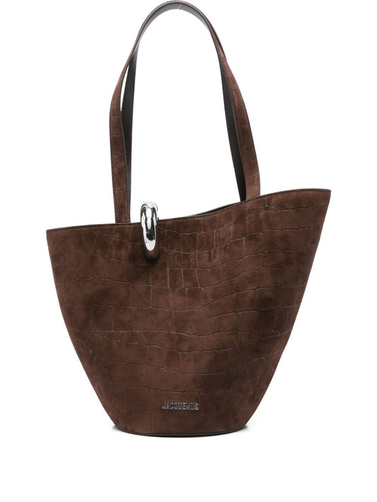 Jacquemus Le Bambola Moyen Braune Beuteltasche Mittel