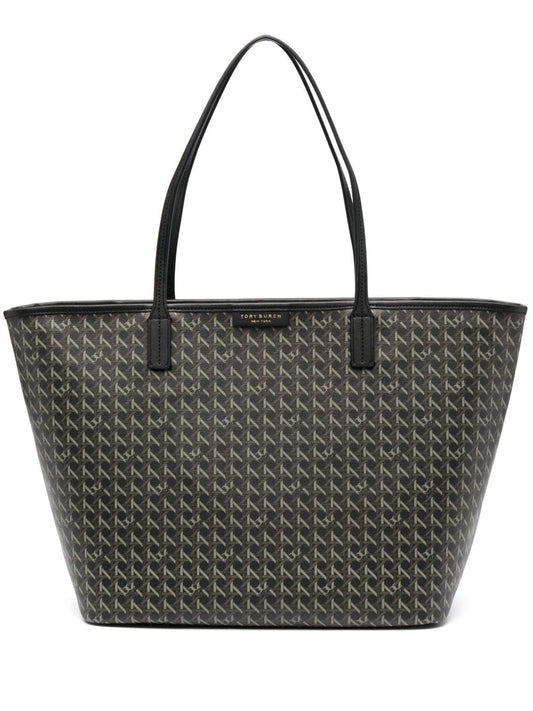 Tory Burch Cotton Black Tote