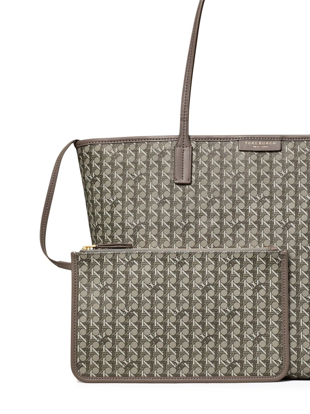 Tory Burch Cotton Grey Tote