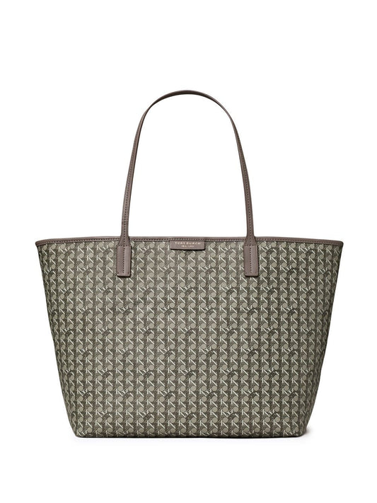 Tory Burch Cotton Grey Tote