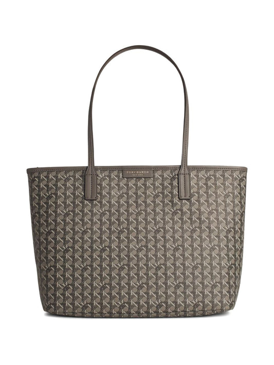 Tory Burch Small Cotton Grey Tote