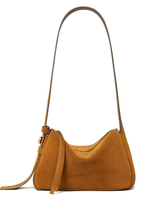 Tory Burch Romy Shoulder Bag Brown Leather