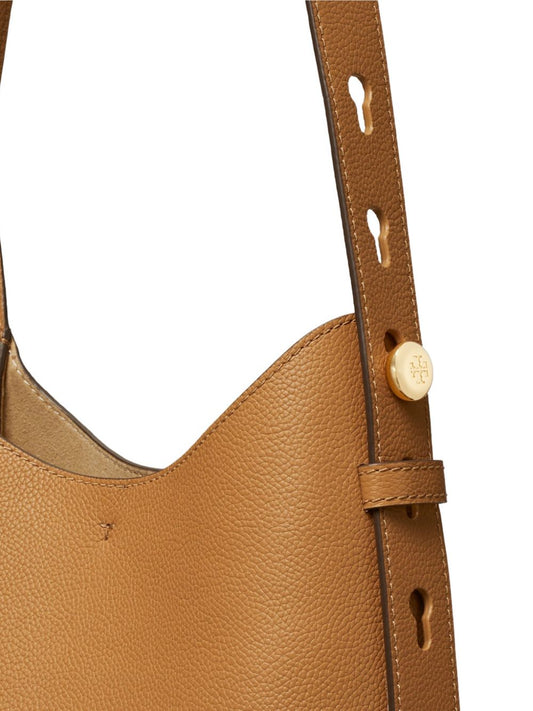 Tory Burch Small Romy Leather Hobo Bag .
