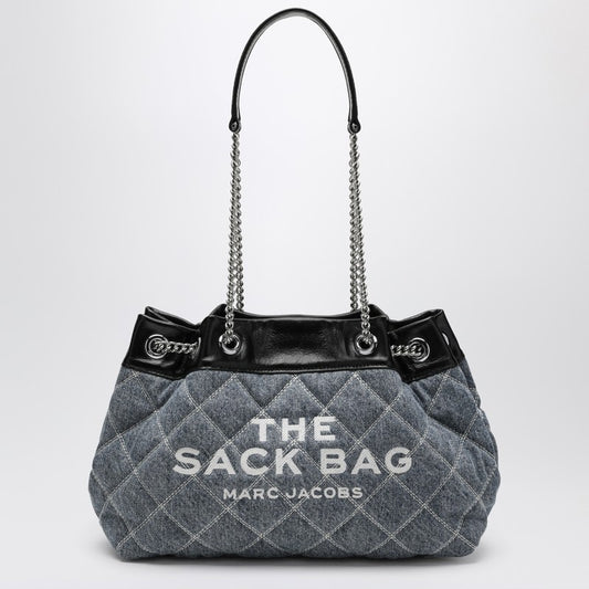 Sac bandoulière en denim matelassé Marc Jacobs
