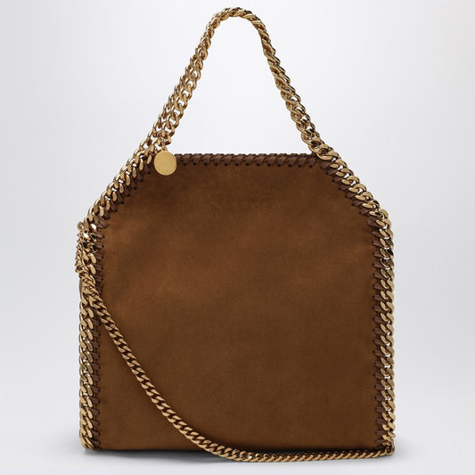 Stella Mccartney Mini Falabella Tote Bag In Brandy Colour