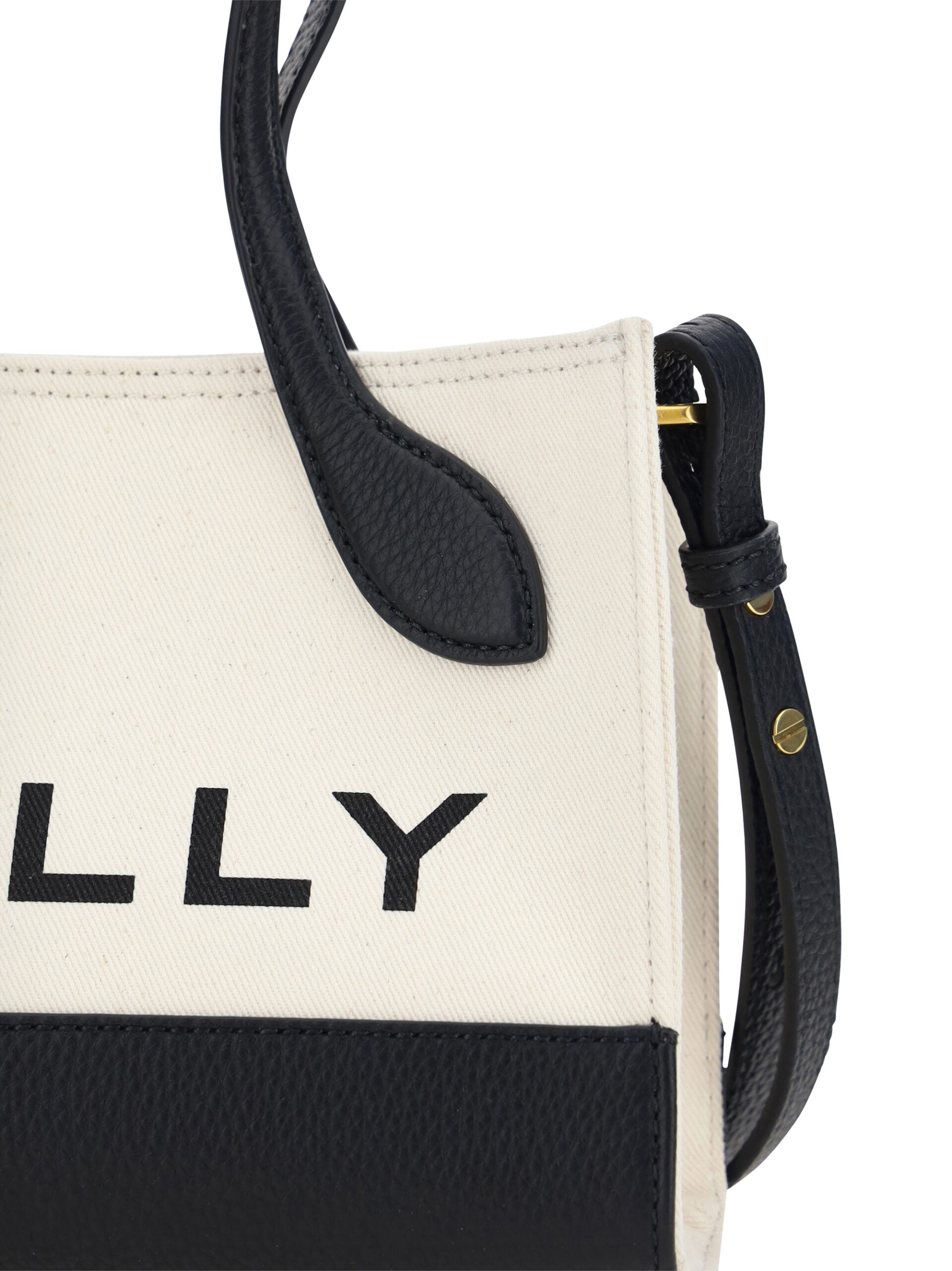 Bally Chic Contrast Mini Leather Handbag at The Platonist