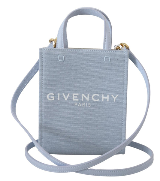 Givenchy Chic Cloud Blue Cotton Mini Bag at The Platonist