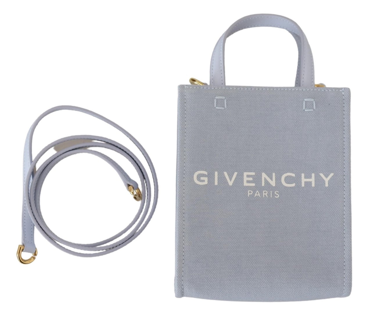 Givenchy Chic Cloud Blue Cotton Mini Bag at The Platonist