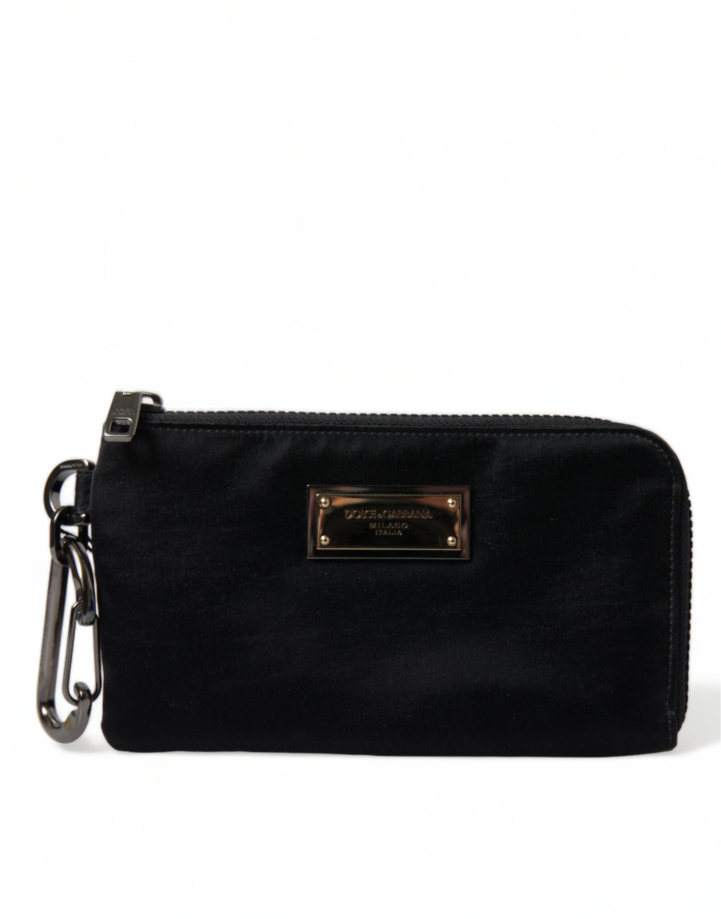 Pochette design chic en nylon et cuir Dolce &amp; Gabbana
