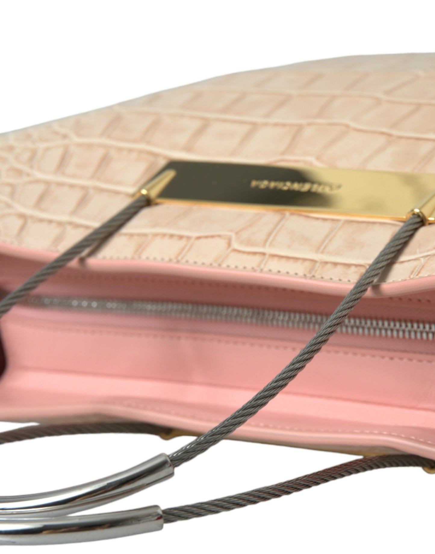 Balenciaga Alligator Leather Chic Pink Tote Bag at The Platonist