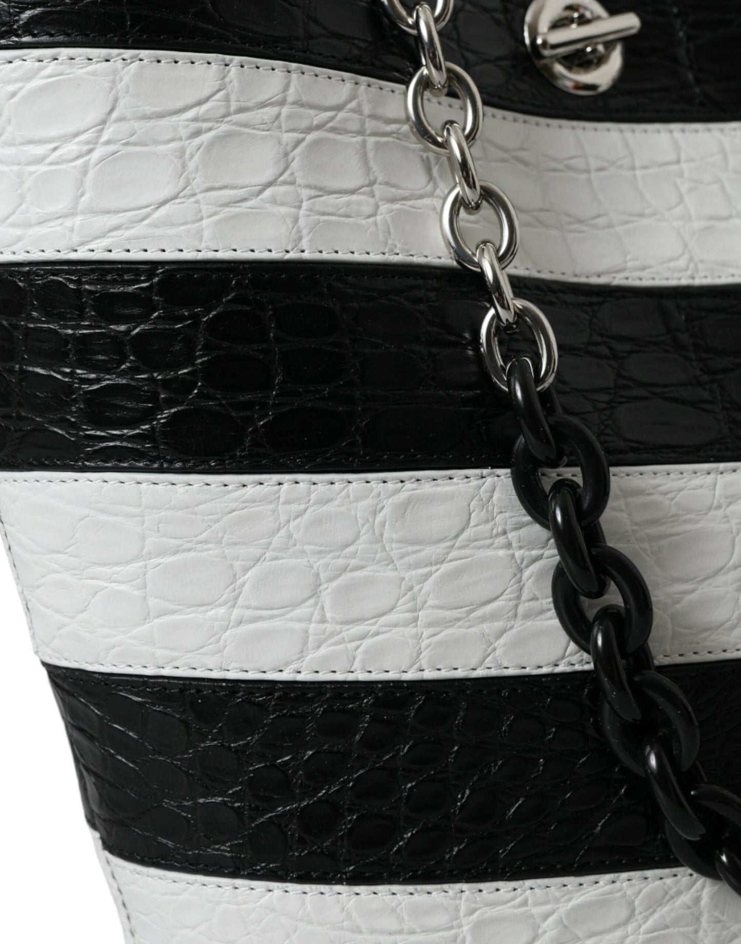 Balenciaga Chic Crocodile Leather Maxi Bucket Bag at The Platonist
