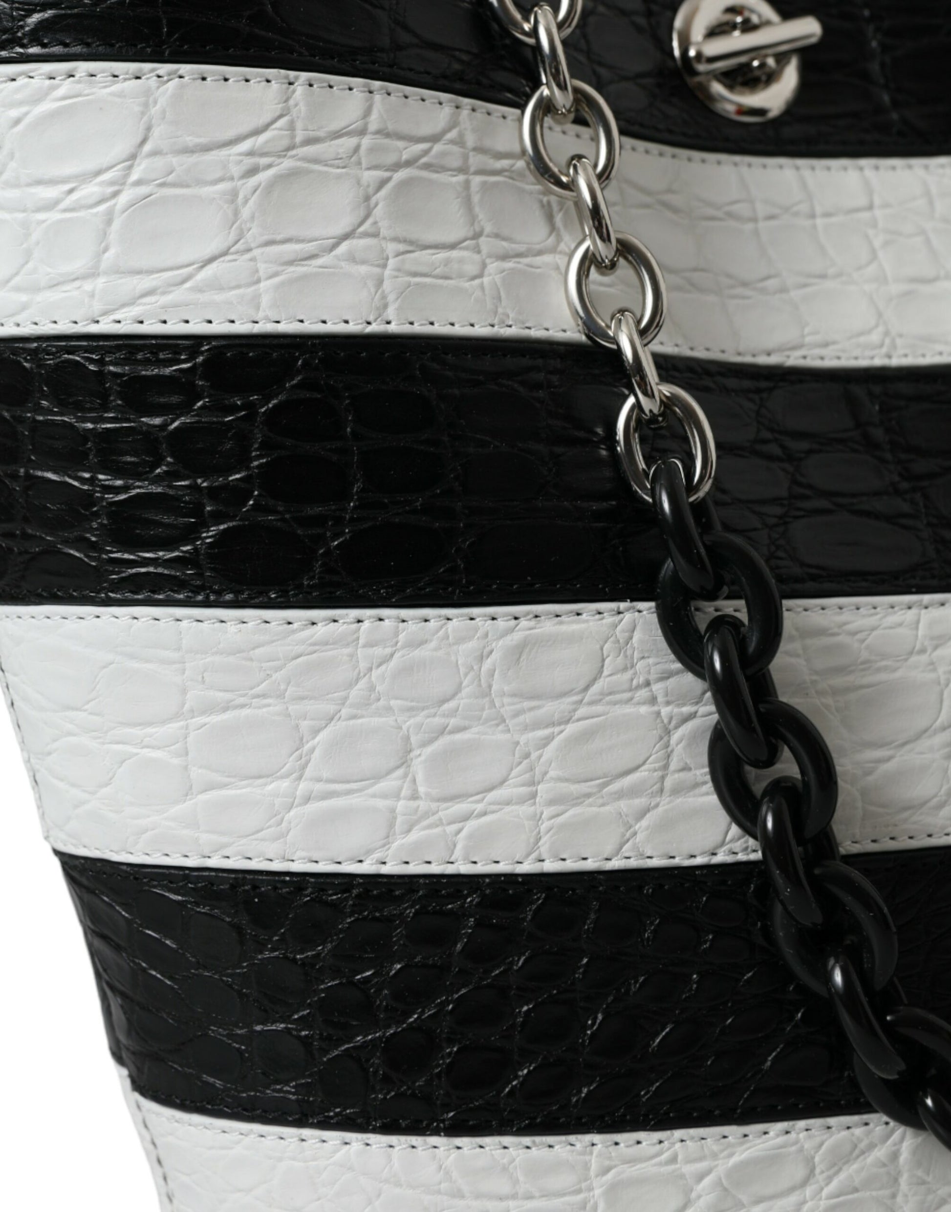 Balenciaga Chic Crocodile Leather Maxi Bucket Bag at The Platonist