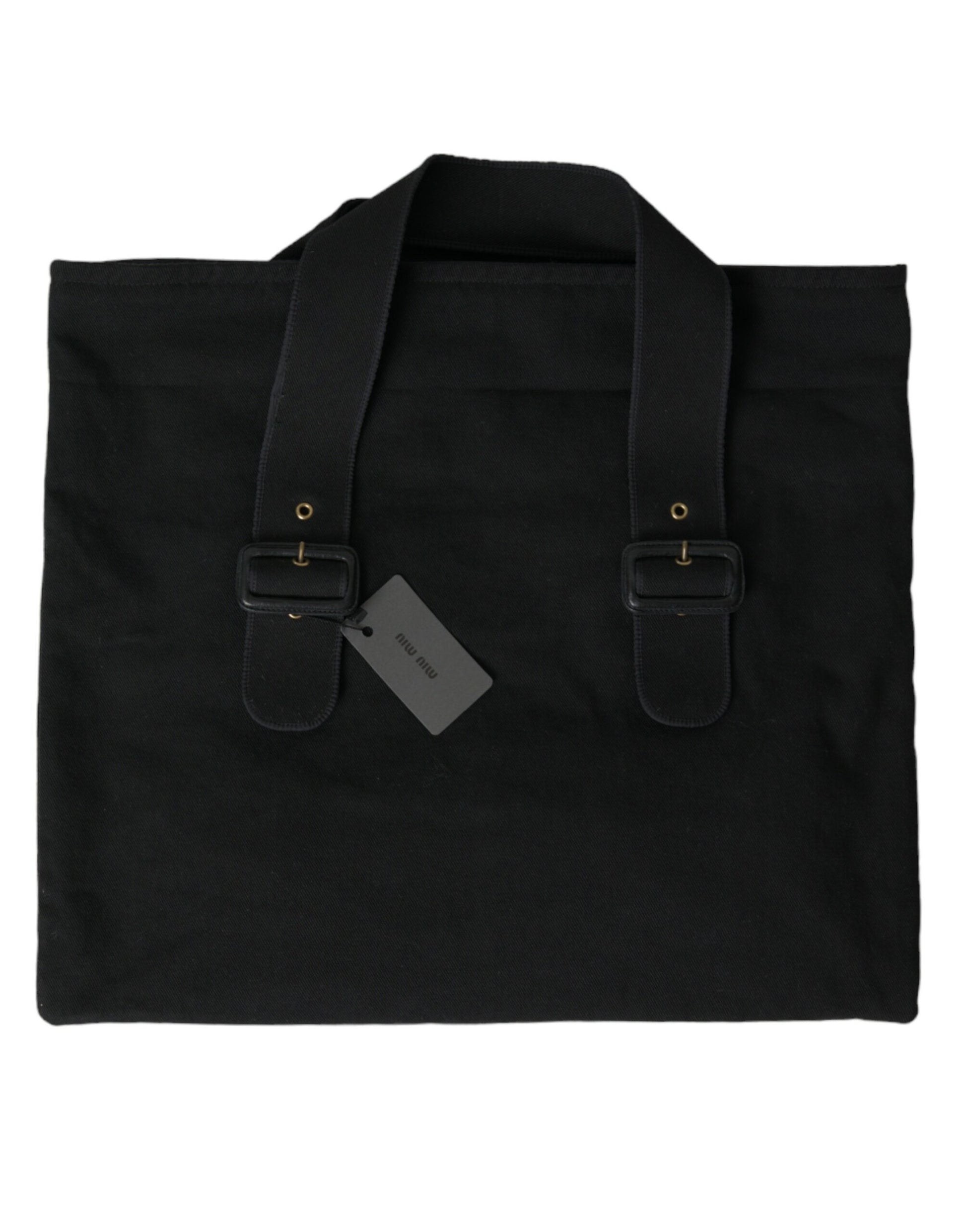 Miu Miu Chic Black Denim Tote for Everyday Elegance at The Platonist