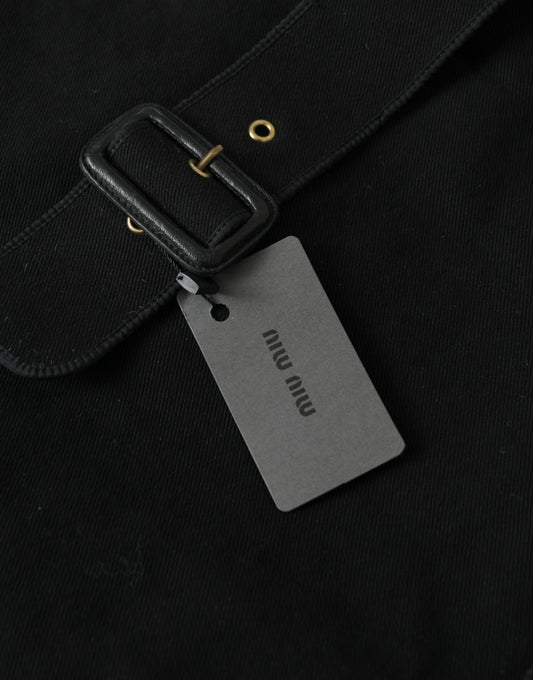 Miu Miu Chic Black Denim Tote for Everyday Elegance at The Platonist