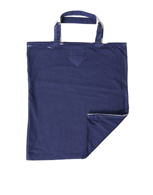 Prada Elegant Blue Tote Bag for Chic Outings at The Platonist
