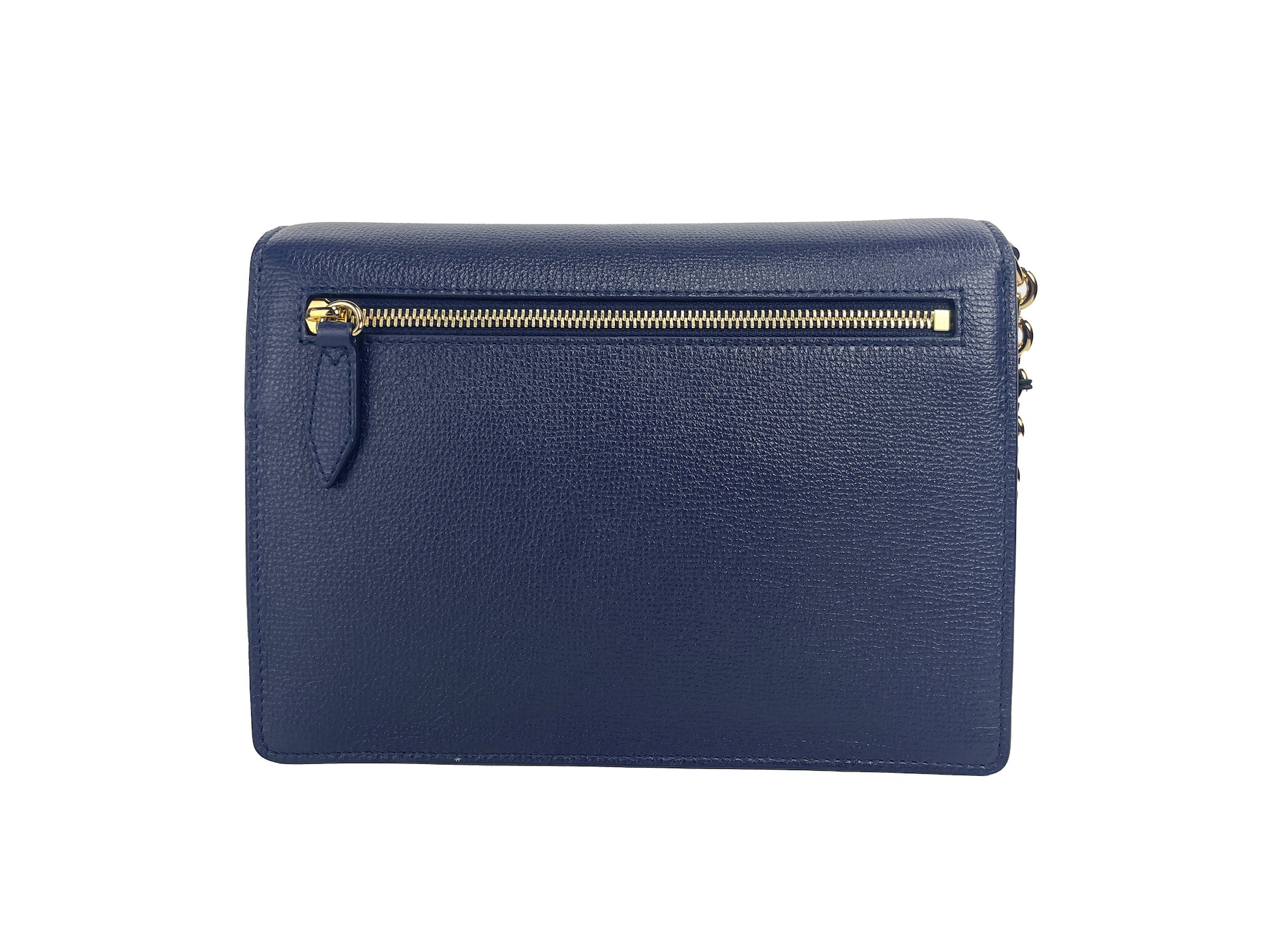Burberry Macken Small Regency Blue House Check Leather Crossbody Bag at The Platonist