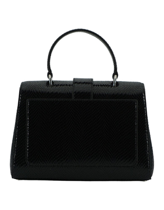 Jimmy Choo – Schwarze Umhängetasche aus Leder mit Tragegriff