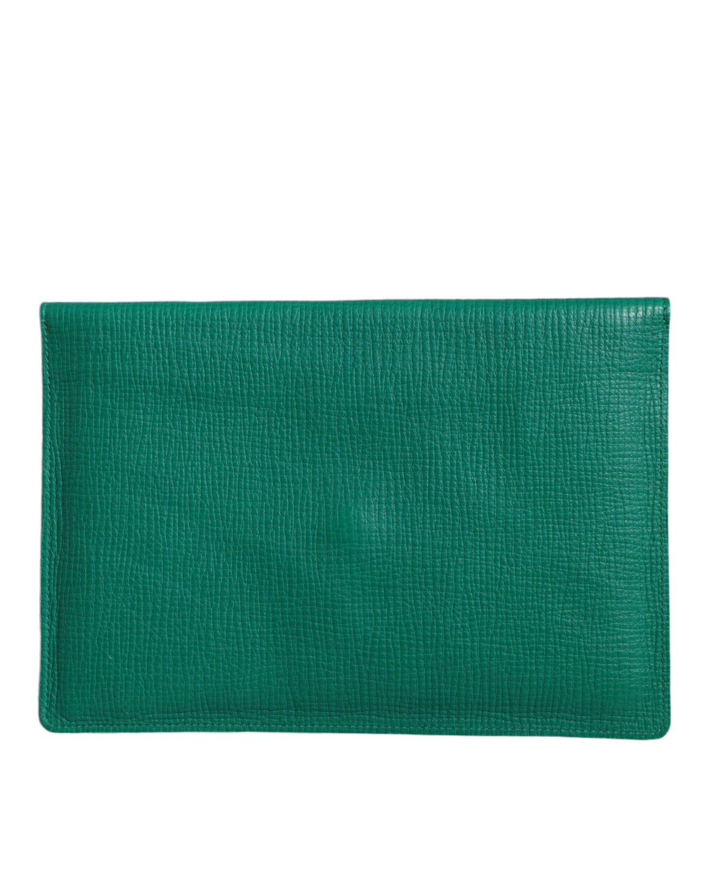 Dolce &amp; Gabbana Grüne Lederhandtasche Clutch Mini Geldbörse Beutel Tablet-Hülle